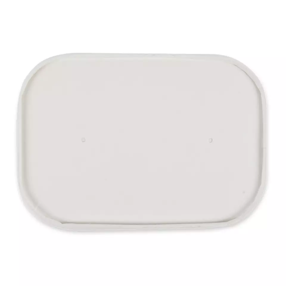 NATUREStar 418416, Organic Takeaway Paperboard Lids, 172 x 120 mm, image 1, gallery thumbnail
