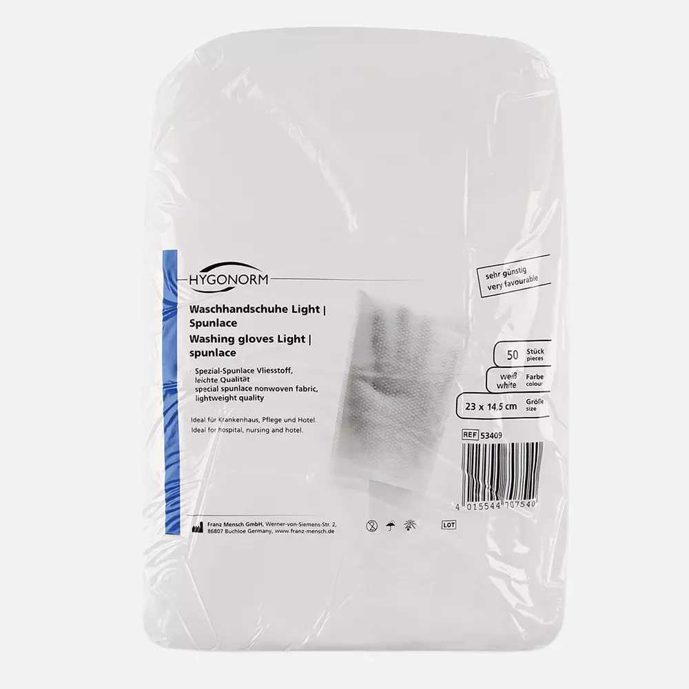 HygoNorm 53409, Light Washing Gloves, Spunlace, image 4