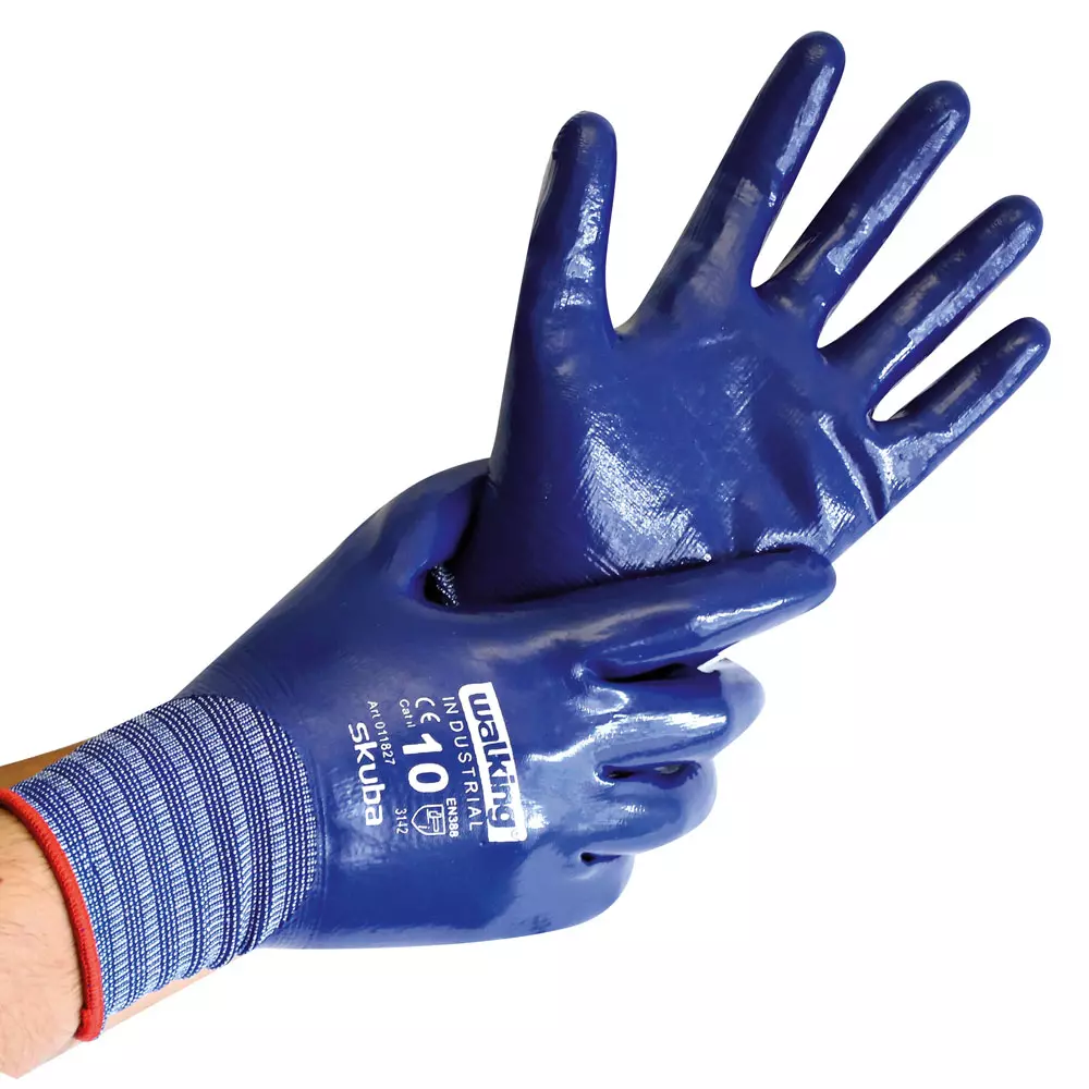 Franz Mensch 339123, Skuba Fine Knit Nitrile-Coated Gloves, image 1