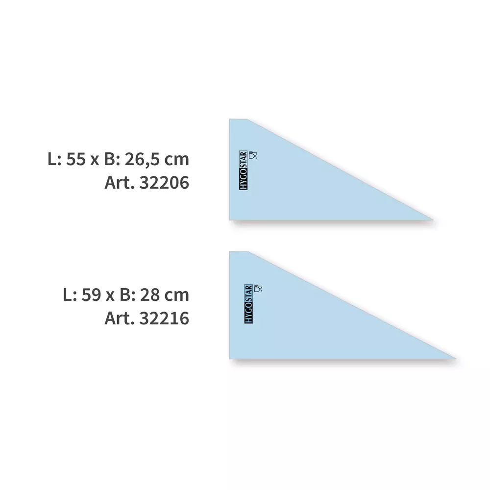 HygoStar 32206, Cool LDPE Pastry Tubes, 55 x 26.5 cm, Blue, image 2