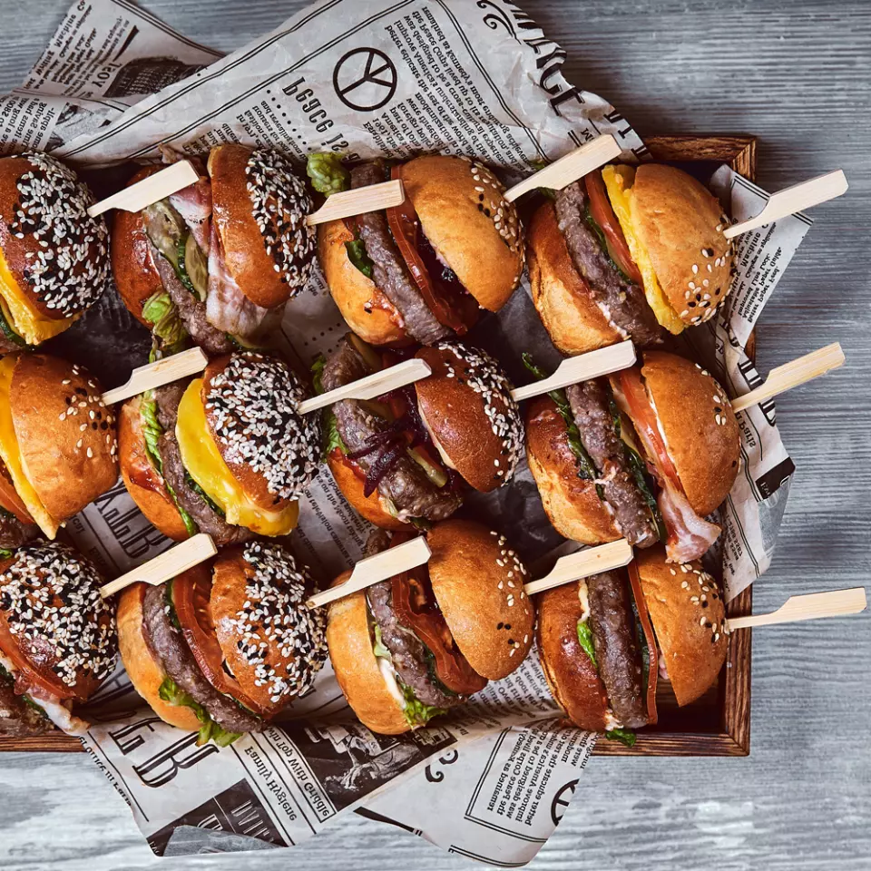 NATUREStar 389551, Organic Flag Bamboo Fingerfood Skewers, 180 mm, Natural, image 2, gallery thumbnail