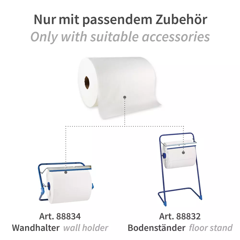 HygoClean 3170, Hygotex Viscose Cleaning Cloths, Roll, White, image 4