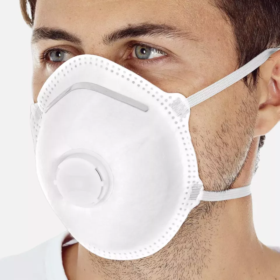 HygoStar 2933, FFP2 NR PP Respirators, with Valve, Cup-Shaped, image 7, gallery thumbnail