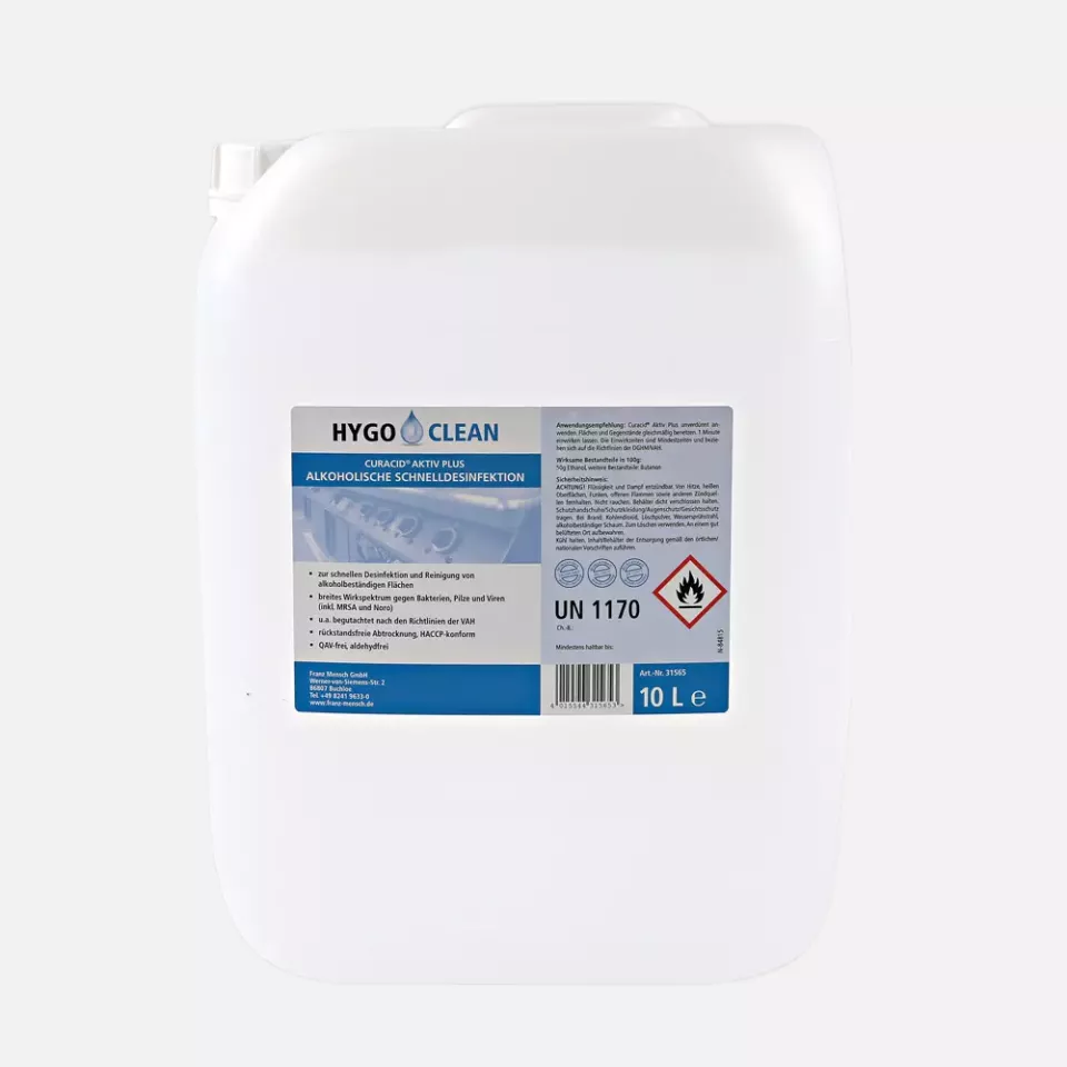 HygoClean 31565, Quick Alcoholic Disinfectant, 10l, image 1, gallery thumbnail
