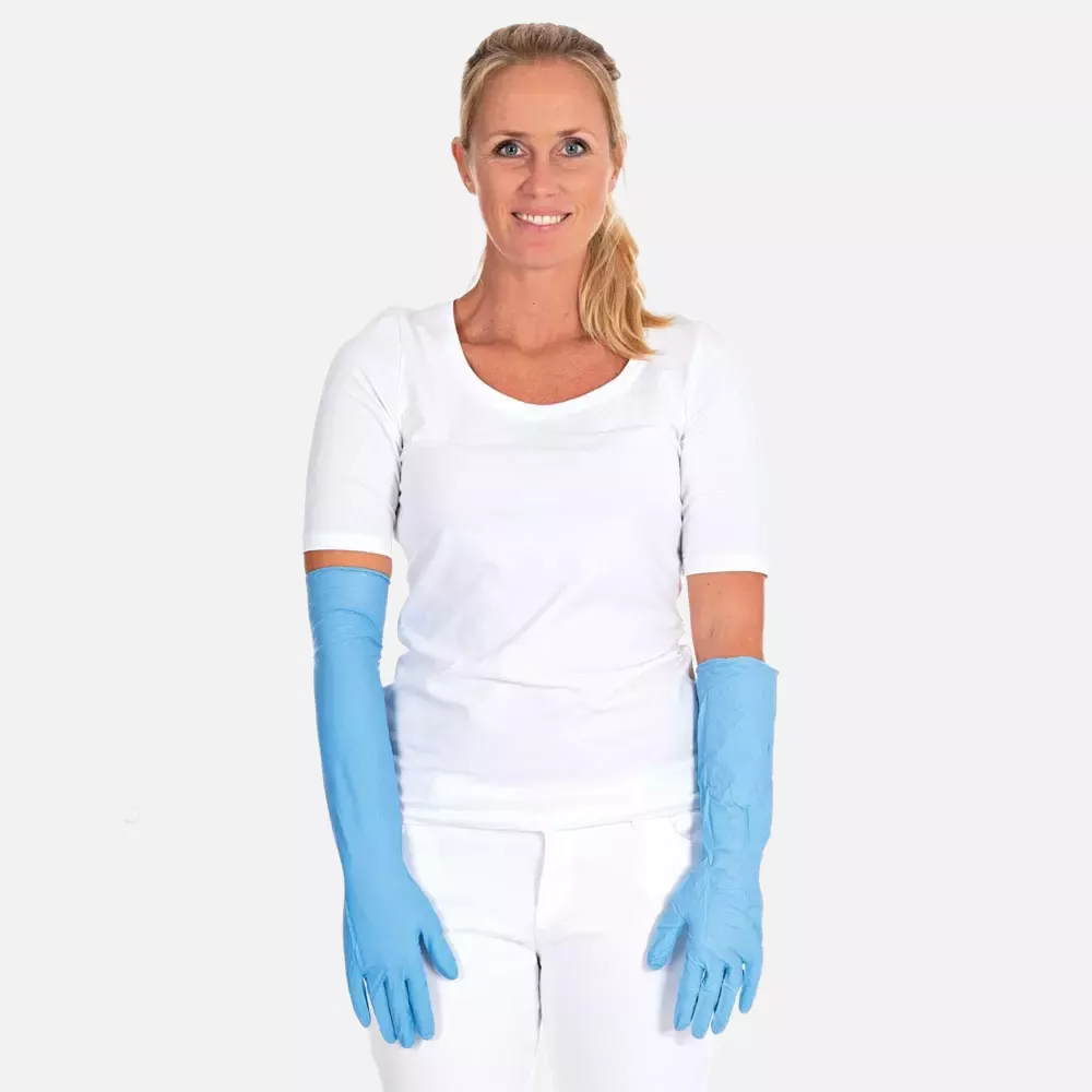 HygoStar 270031, Extra Safe Superlong Nitrile Gloves, Powder-free, image 6