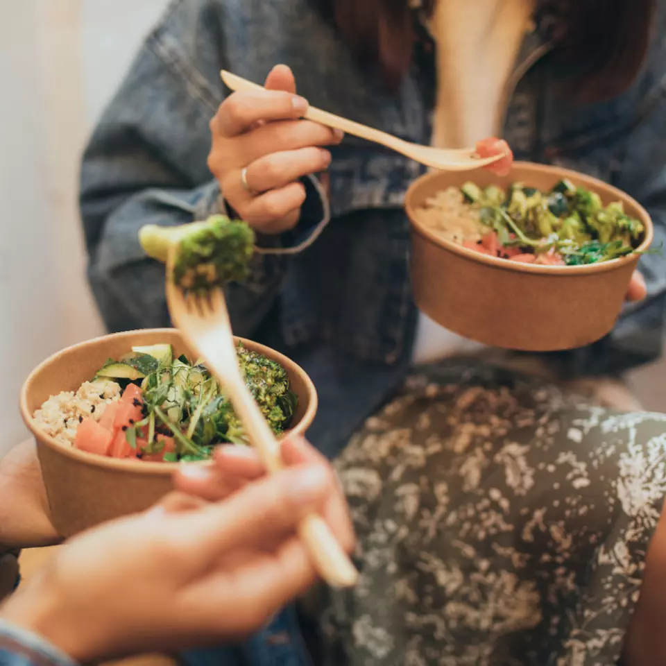 NATUREStar 417100, Caesar Organic Kraft Paper/PE Salad Bowls, 1000 ml, Ø 150 mm, FSC®-mix, image 10, gallery thumbnail