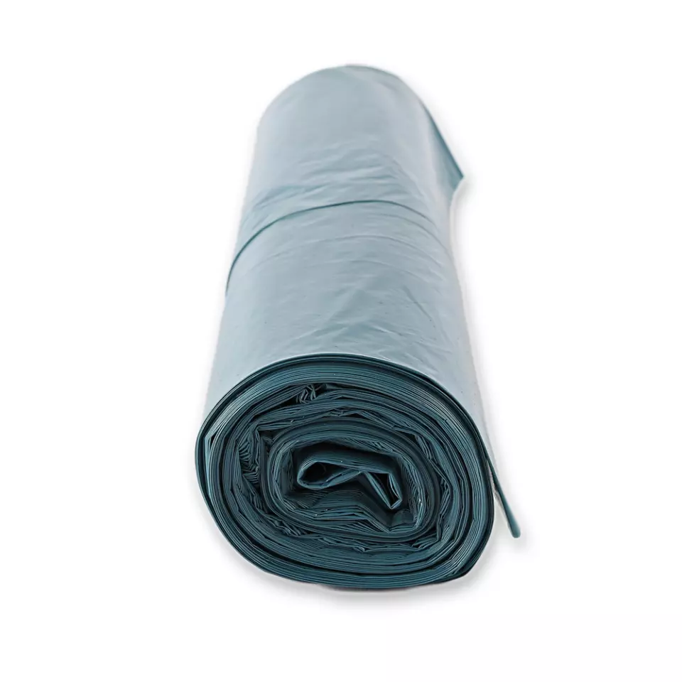 HygoClean 32306, Eco LDPE Waste Bags, 120 l, Blue, Roll, image 4, gallery thumbnail