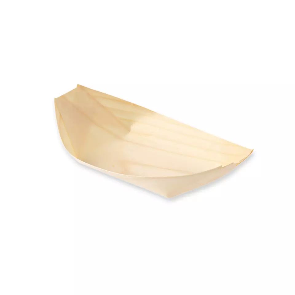 NATUREStar 38835, Bio Holz Fingerfood-Schiffchen, 180 x 85 mm, image 1, gallery thumbnail