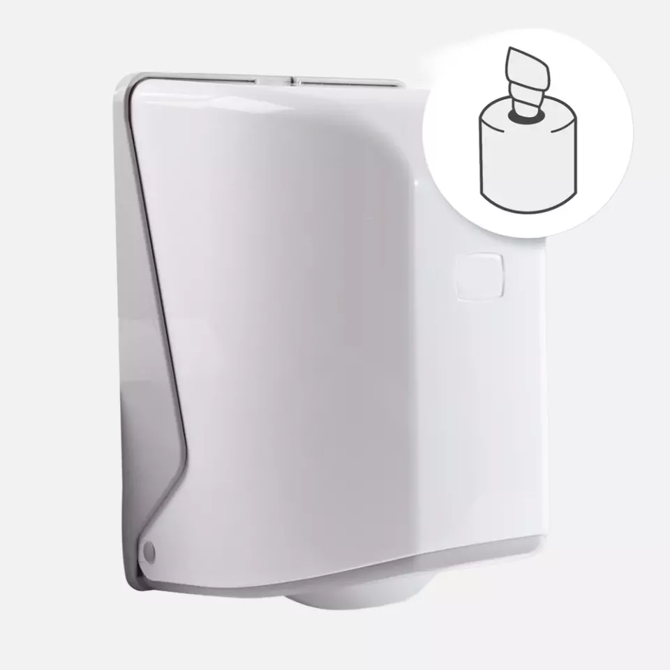 Franz Mensch 88830, Centerfeed Plastic Towel Roll Dispenser, image 1, gallery thumbnail
