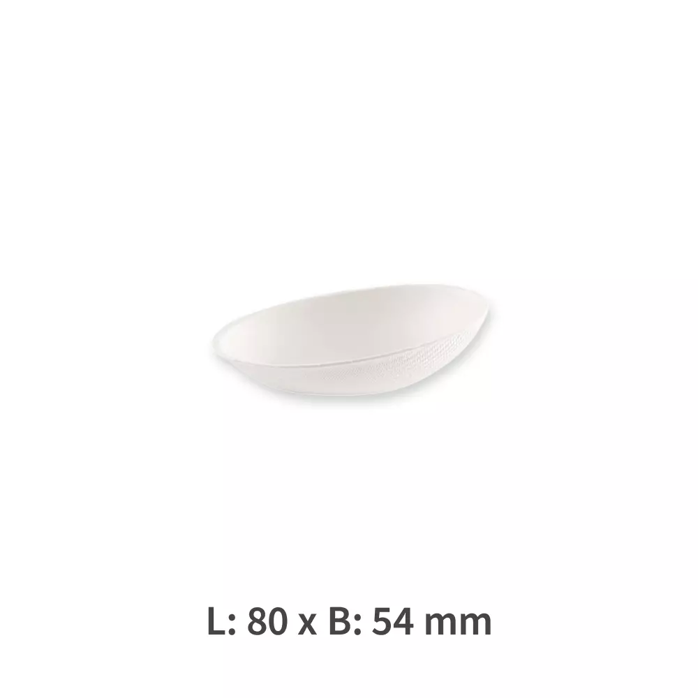 NATUREStar 41232, Ovale Bagasse Fingerfood-Schalen, 80 x 54 mm, image 2
