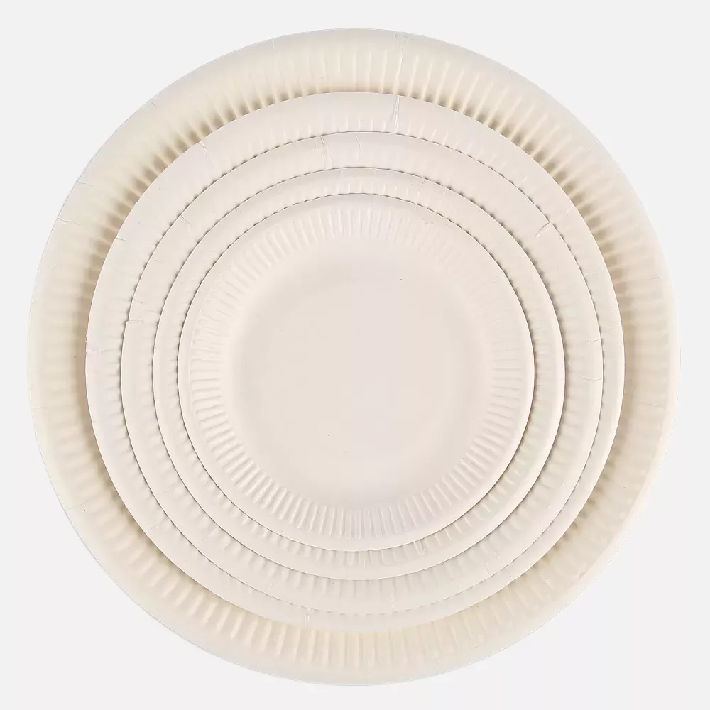 NATUREStar 410520, Organic Bagasse Snack Plates, Ø 206 mm, image 3