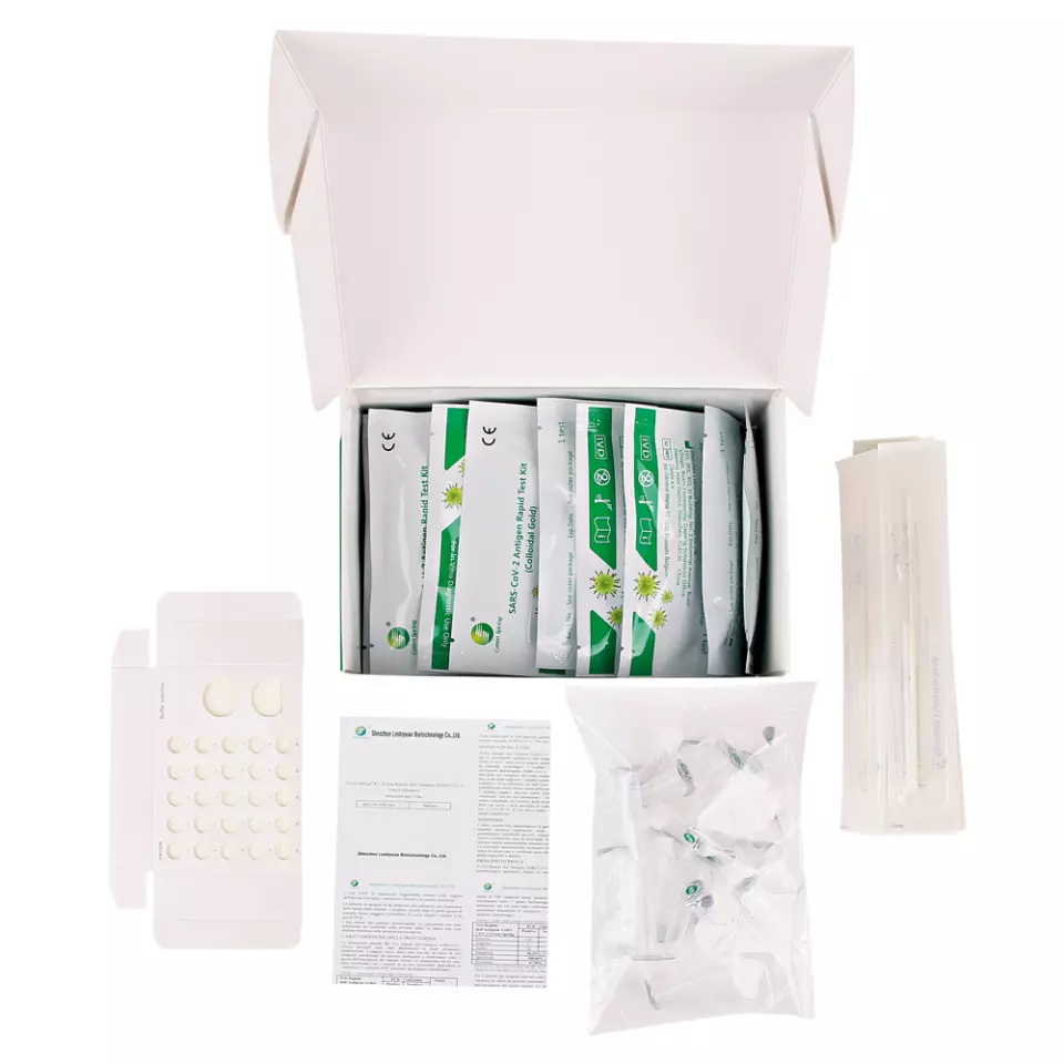 Franz Mensch 315083, Green Spring SARS-CoV-2 Antigen Rapid Test Kit (Colloidal Gold), Anterior Nasal, image 6, gallery thumbnail