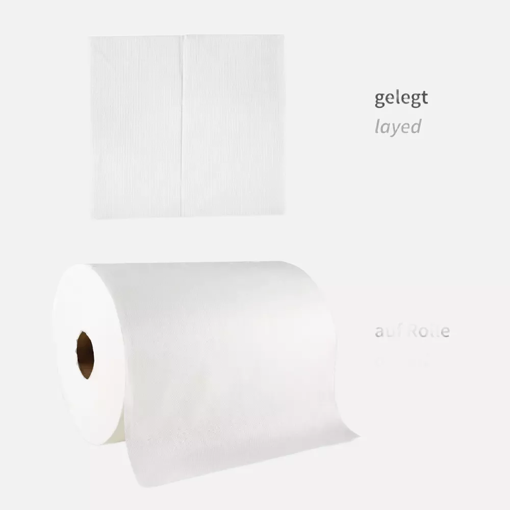 HygoClean 3170, Hygotex Viscose Cleaning Cloths, Roll, White, image 3