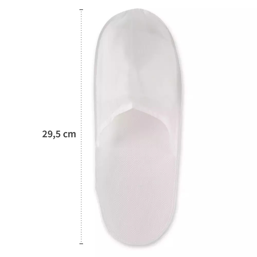 HygoNorm 55519, Closed PP Slippers, White, image 2