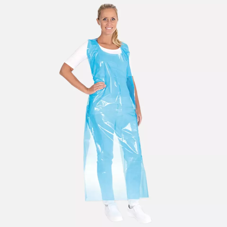HygoStar 23506, Disposable LDPE Aprons, 60 my, image 2, gallery thumbnail