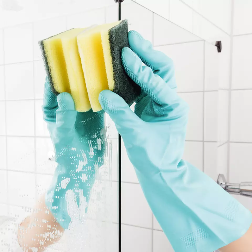 HygoClean 30100, Classic Pad Sponges, 15 x 7 4,5 cm, Foam/Hard Fleece, image 5, gallery thumbnail