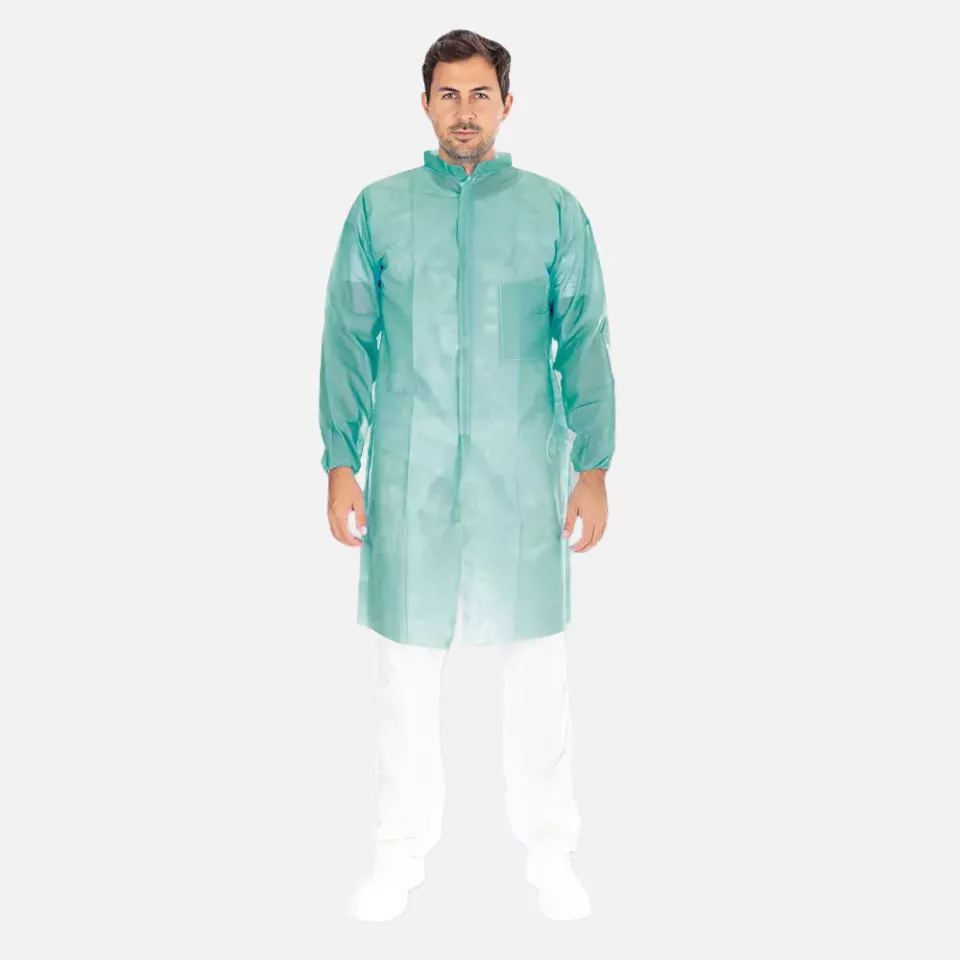 HygoStar 274107, PP Visitor Gowns with Velcro, image 1, gallery thumbnail