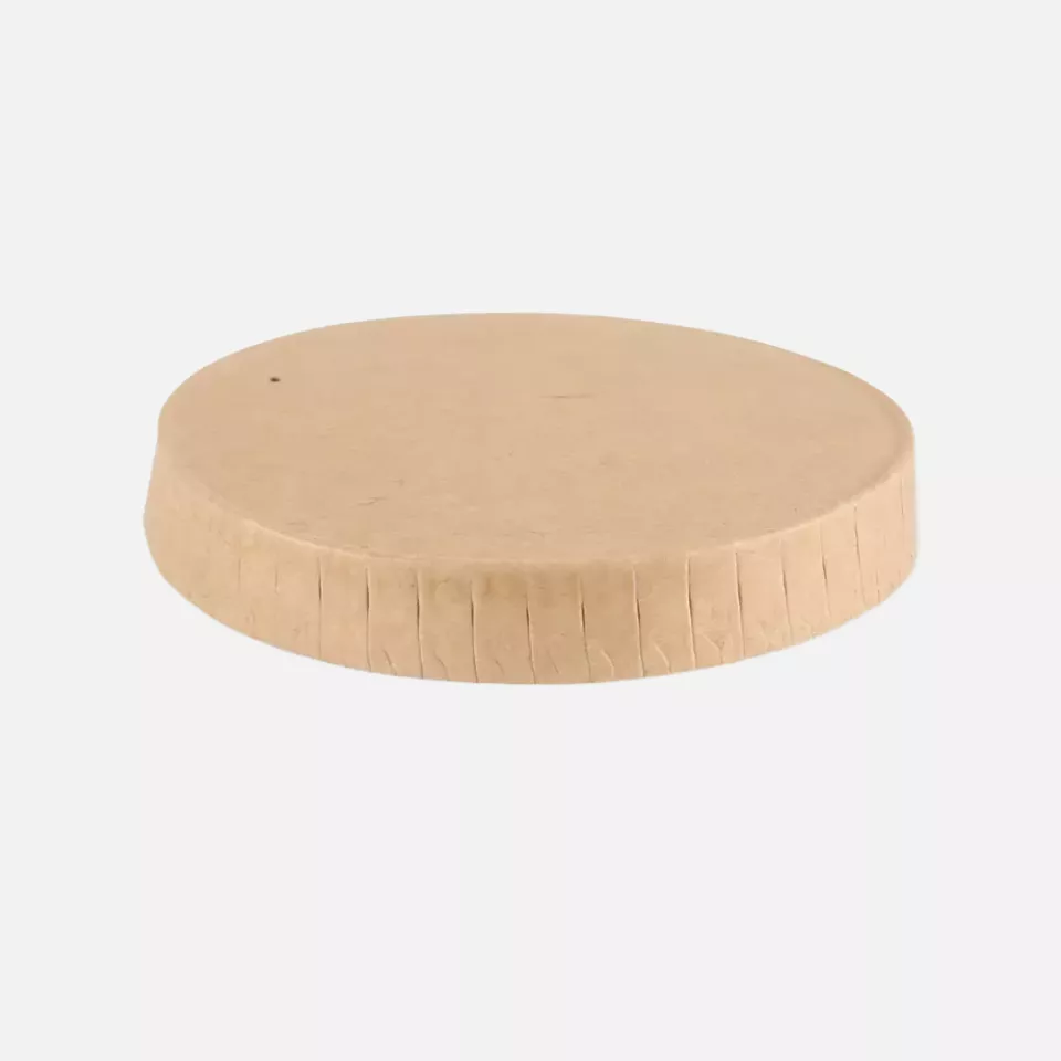NATUREStar 417061, Organic Kraft Paper/PE Dip Tray Lids, FSC®-mix, image 1, gallery thumbnail