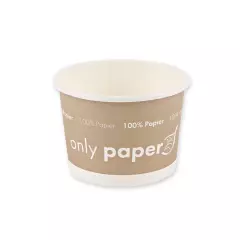 NATUREStar 418235, Organic Paperboard Soup Cups, 200 ml, ø 90 mm
