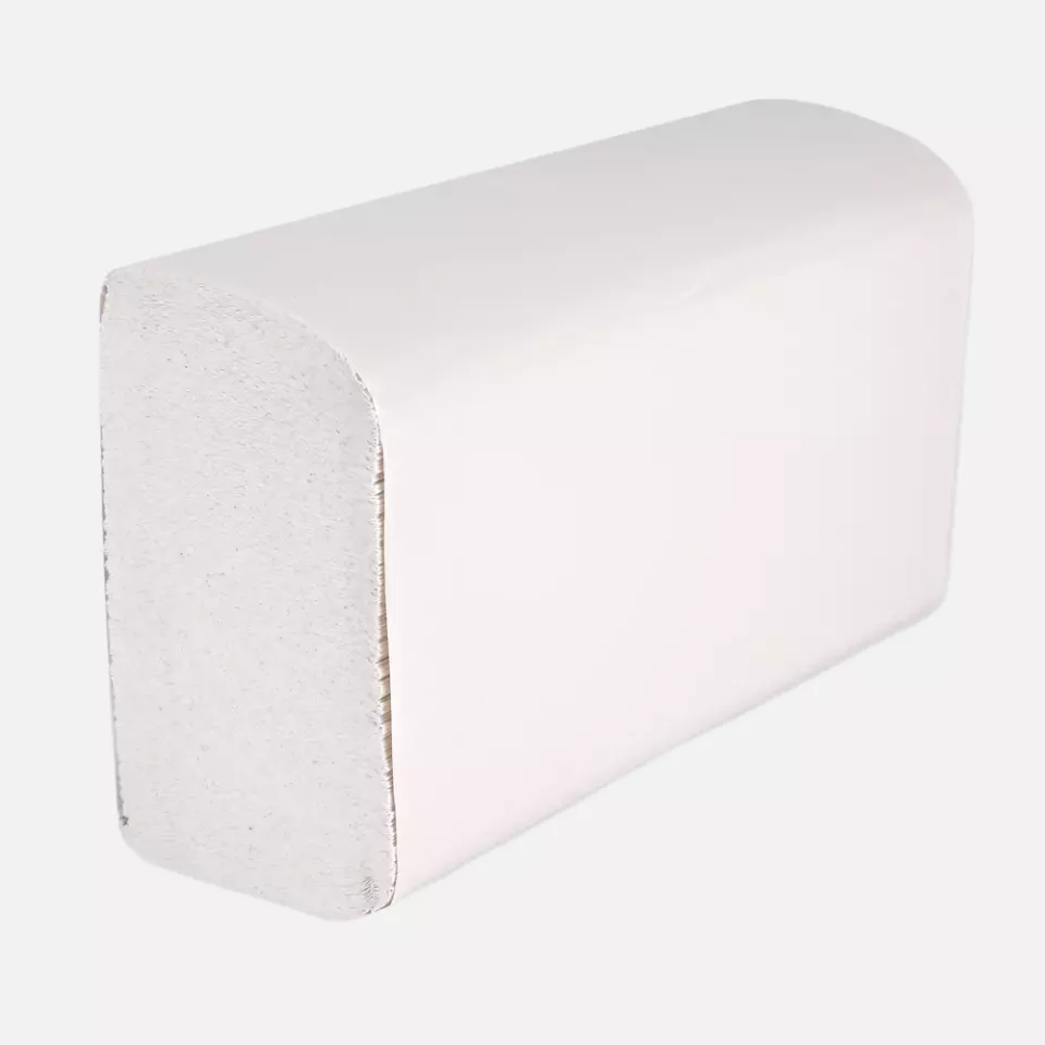 HygoClean 30409, 2-lagige Recycling-Papierhandtücher, Interfalz, Weiß, image 1, gallery thumbnail