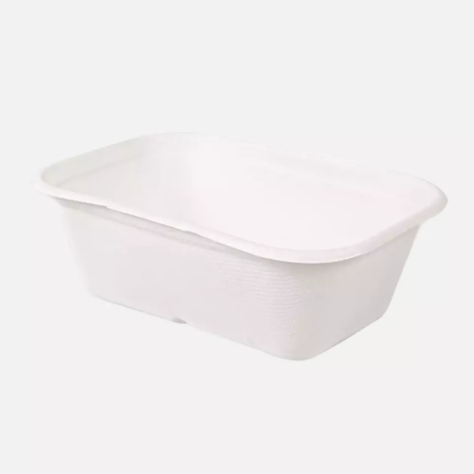 NATUREStar 41147, Casa Bagasse Organic Trays, 175 x 120 x 60 mm, 750 ml, image 1, gallery thumbnail
