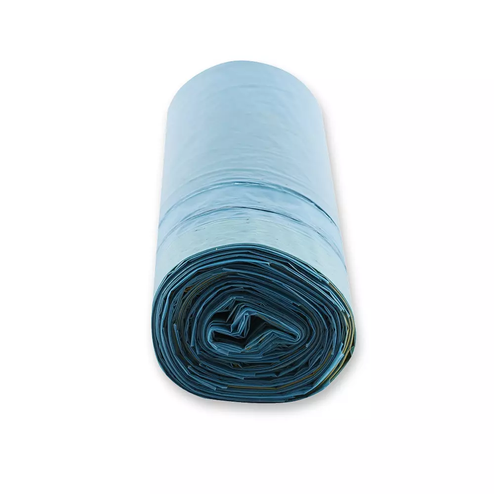 HygoClean 32450, Eco Drawstring LDPE Garbage Bags, 30 l, Dark Blue, Roll, image 3