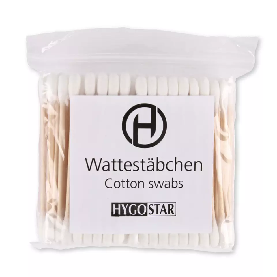 Hygostar 556120, Wood/Cotton Cotton Swabs, 5 x 70 mm, image 3, gallery thumbnail