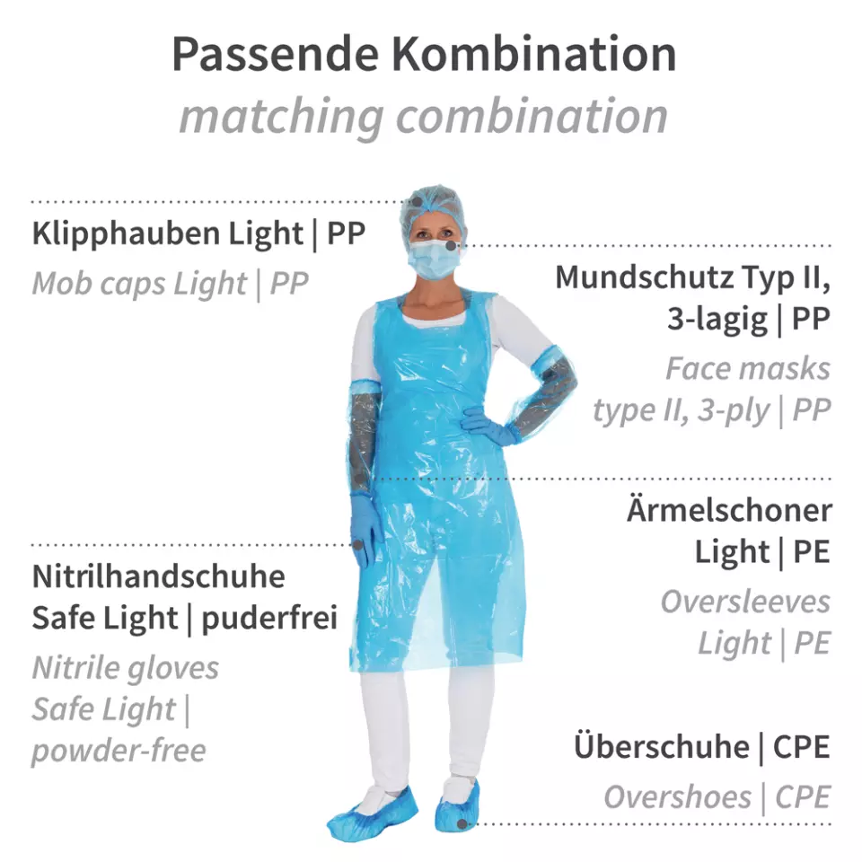 HygoStar 23176, Disposable LDPE Aprons on Roll, 35 my, image 9, gallery thumbnail