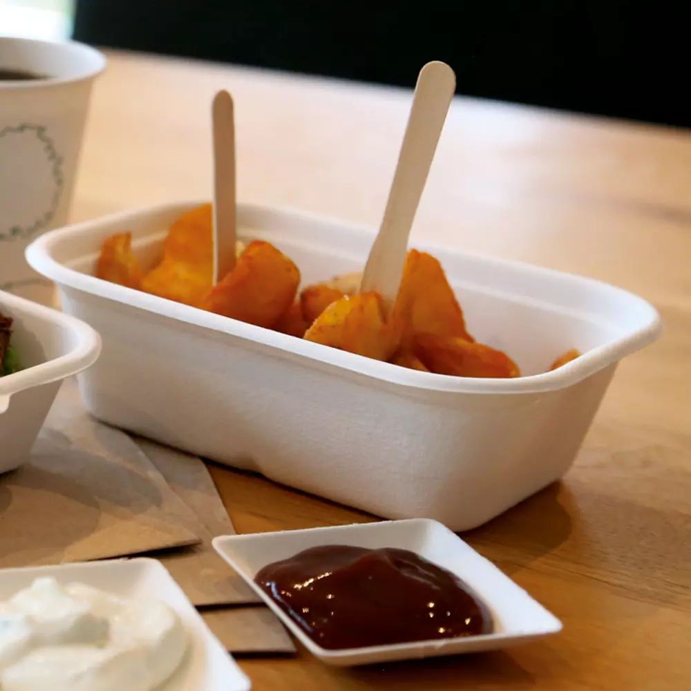 NATUREStar 41145, Casa Organic Bagasse Trays, 500 ml, 175 x 120 x 38 mm, image 4