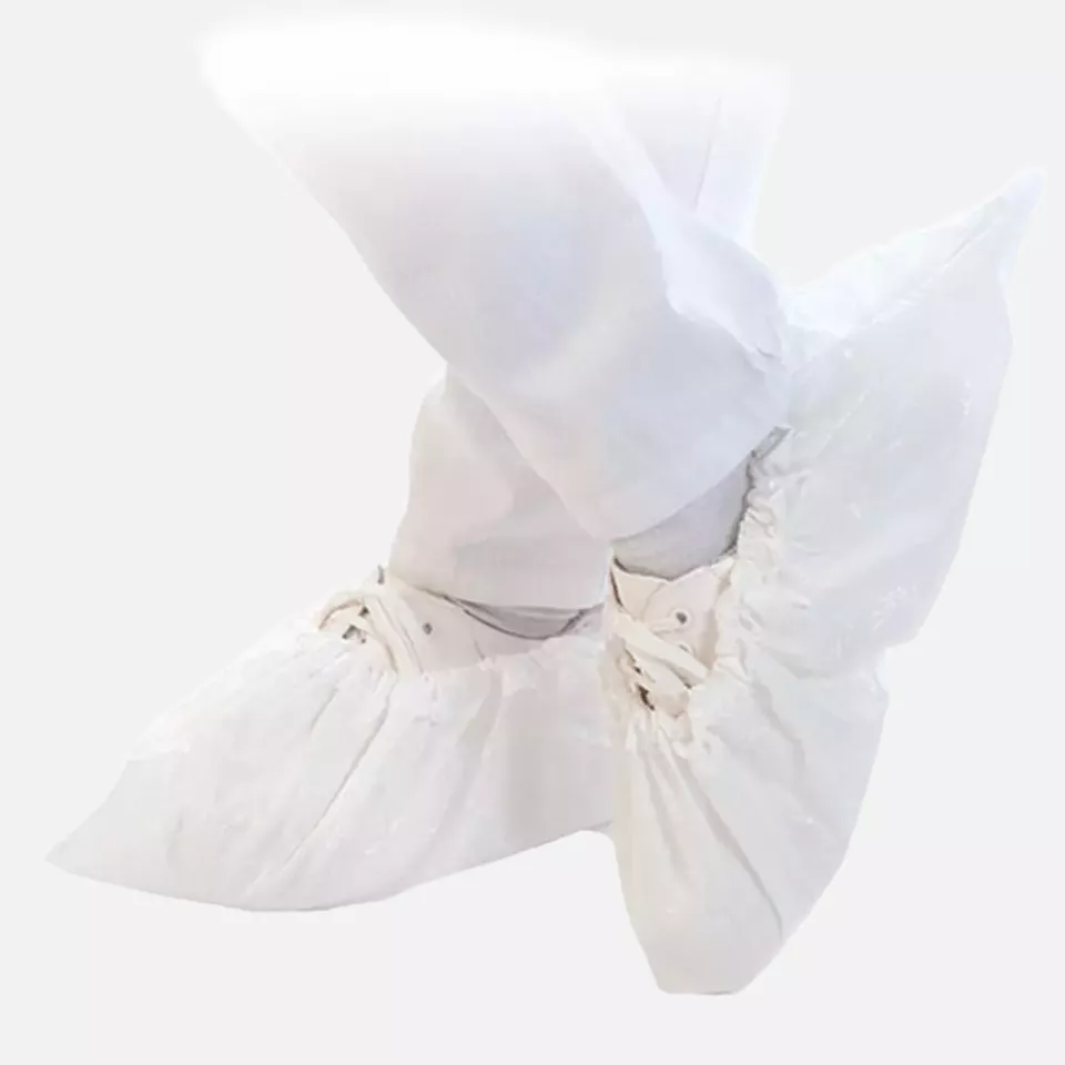 HygoStar 285504, Anti Slide Strong CPE, TPE Coated Overshoes, White, image 1, gallery thumbnail