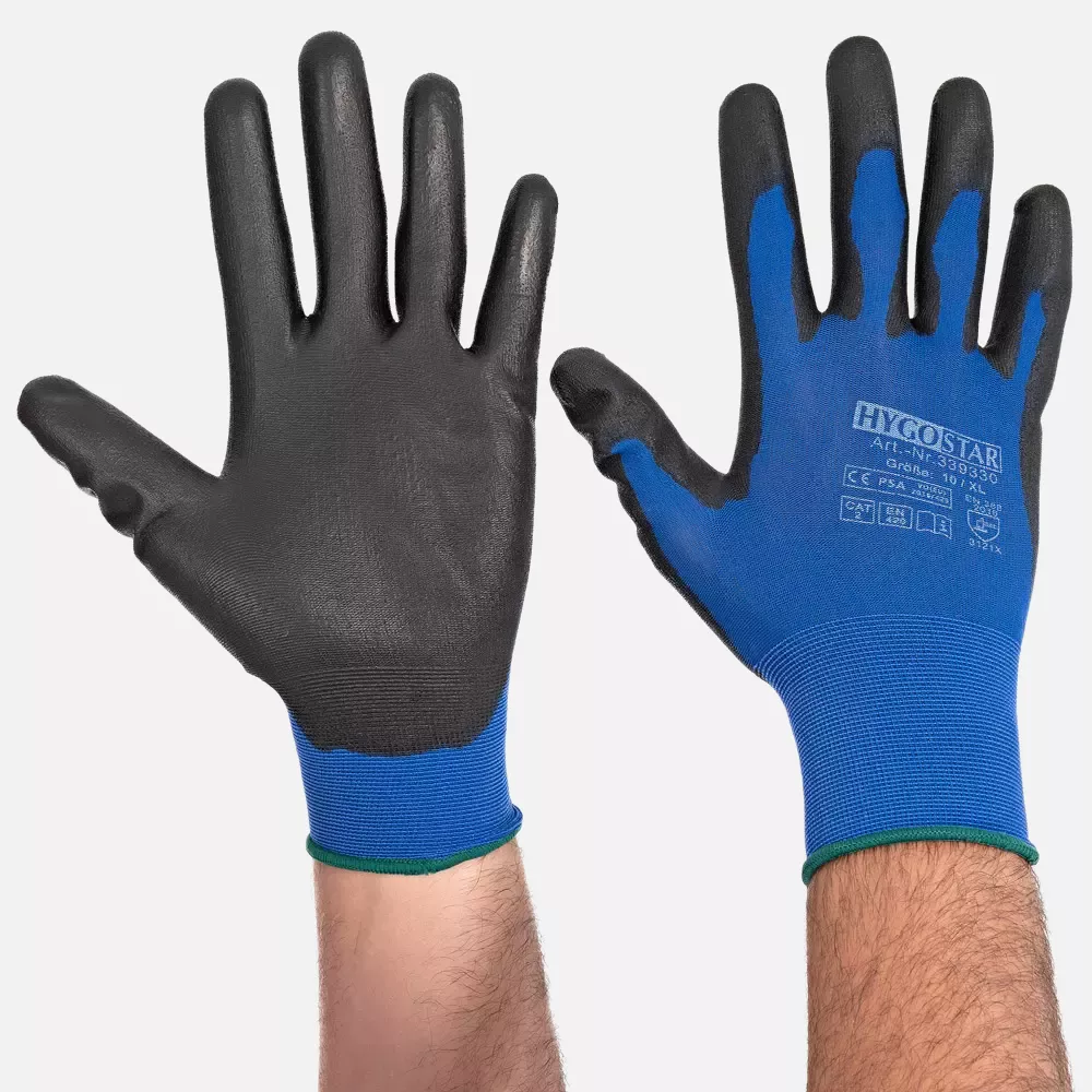 HygoStar 339330, Ultra Light Fine Knit PU-Coated Gloves, image 2