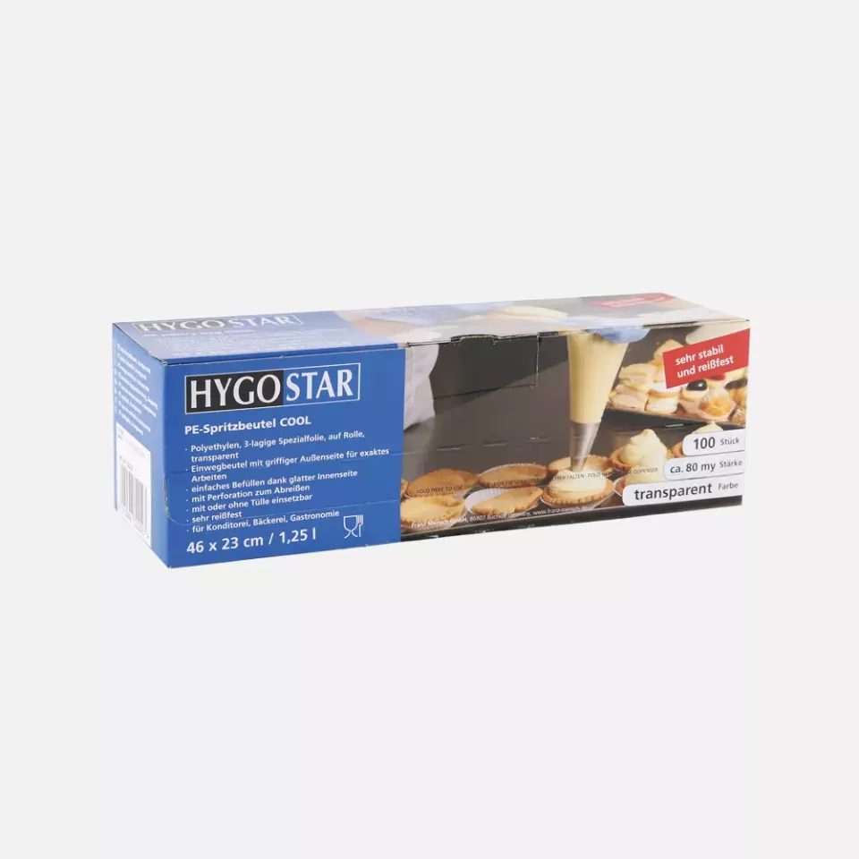HygoStar 32229, Cool LDPE Pastry Tubes, 46 x 23 cm, Transparent, image 9, gallery thumbnail