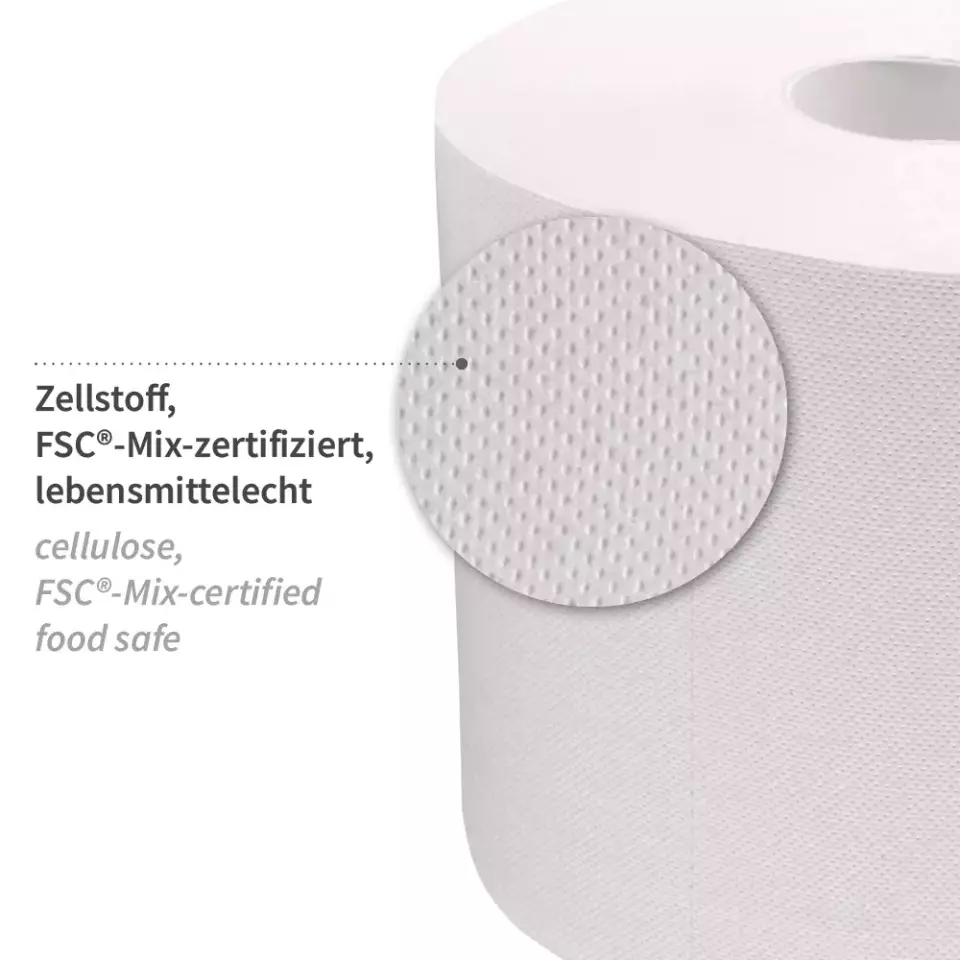 HygoClean 304412, Allfood 2-ply Cleaning Papers, FSC®-Mix, White, image 3, gallery thumbnail