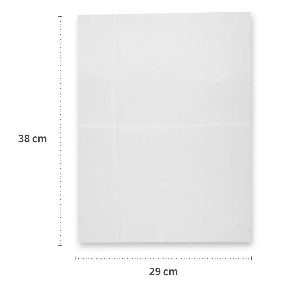 Hygostar 53622, Care Light Wipes, 29 x 38 cm, Viscose/Polyester, Pleated, White, image 4
