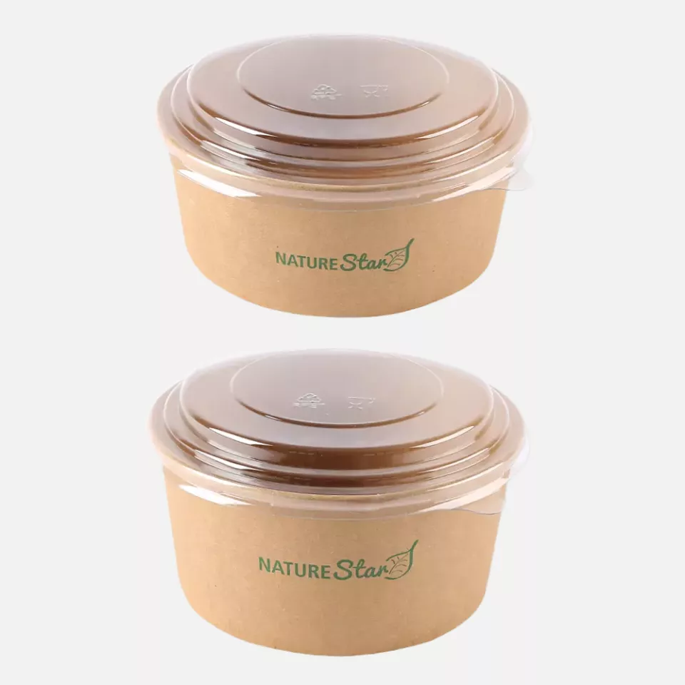 NATUREStar 400115, Caesar rPET Organic Salad Bowl Lids, ø 150 mm, Transparent, image 4, gallery thumbnail