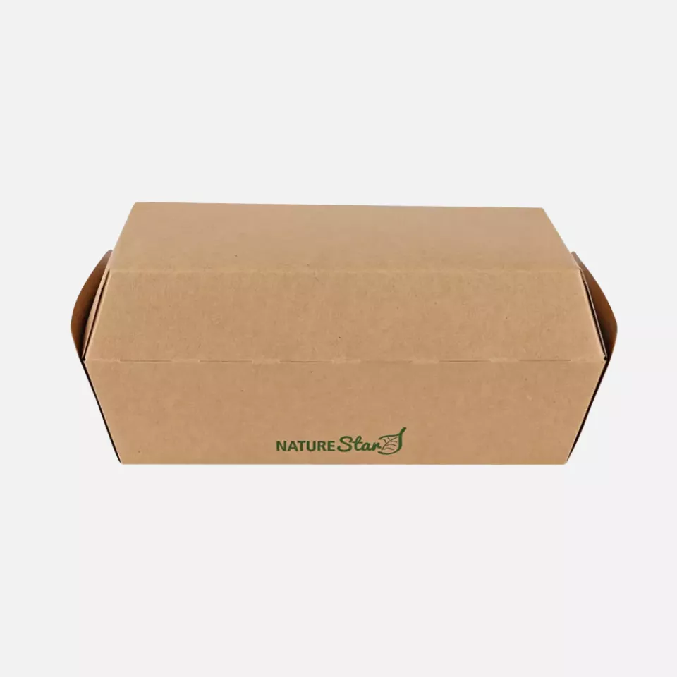 NATUREStar 417418, Club Organic Sandwich Boxes, 177 x 91 x 85 mm, Kraft Paper/PE, FSC®-Mix, image 3, gallery thumbnail