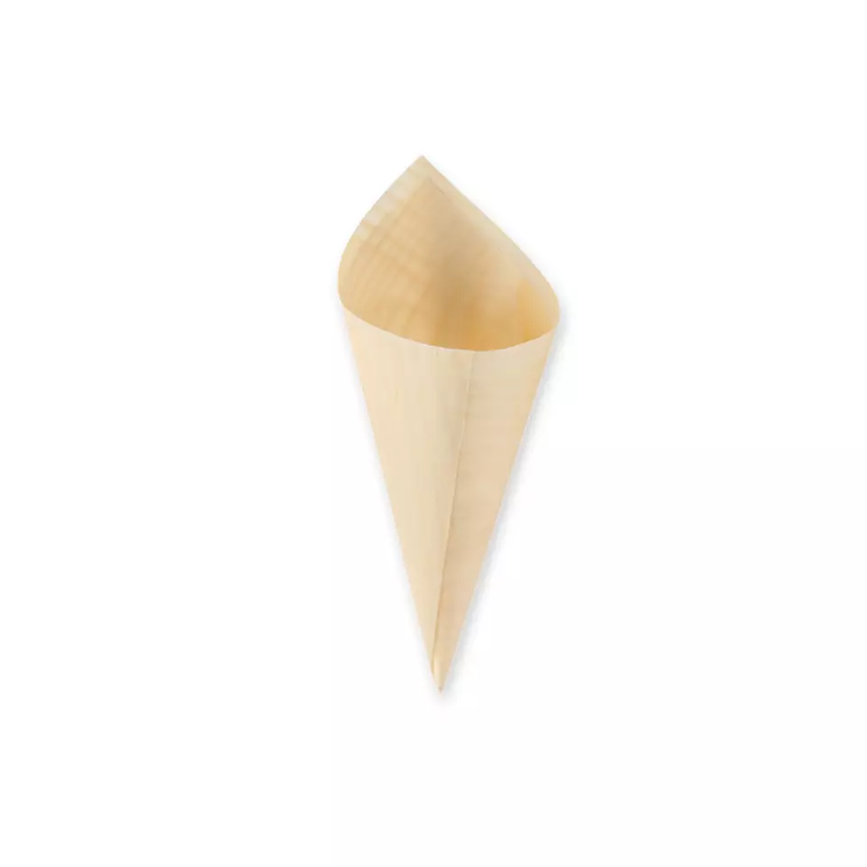 NATUREStar 388322, Organic Wood Fingerfood Cones, ø 50 mm, 120 mm, image 1, gallery thumbnail