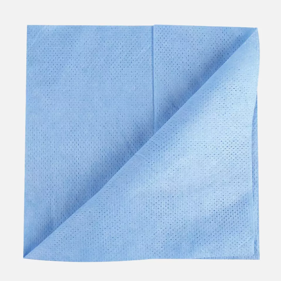HygoClean 3175, Hygotex Pleated Viscose Cleaning Cloths, Blue, image 1, gallery thumbnail