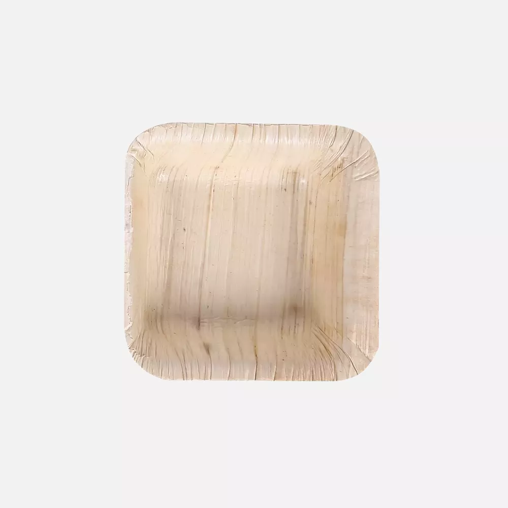 Franz Mensch 410621, Organic Palm Leaf Fingerfood Trays, Square, 30 ml, 65 x mm, image 2