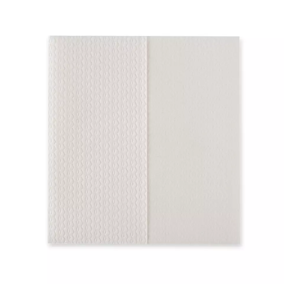 HygoClean 317431, Premium Airlaid Wiping Cloths, Pleated, White, image 1, gallery thumbnail