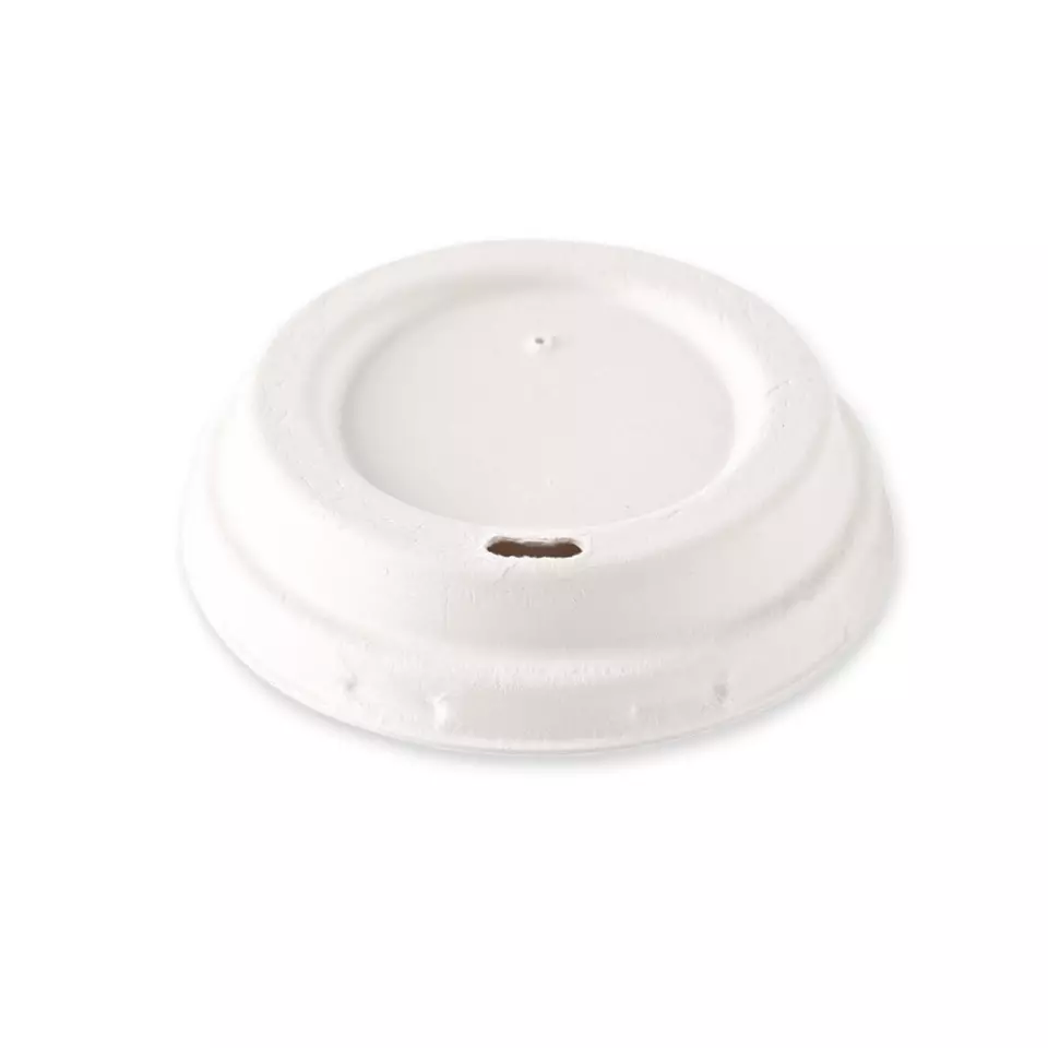 NATUREStar 401101, Organic Bagasse Drinking Cup Lids, Ø 80 mm