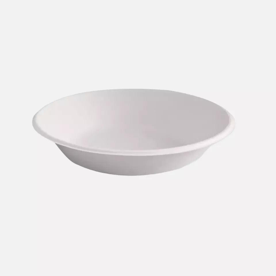 NATUREStar 41168, Organic Flat Round Bagasse Bowls, 680 ml, Ø 190 mm, image 1, gallery thumbnail