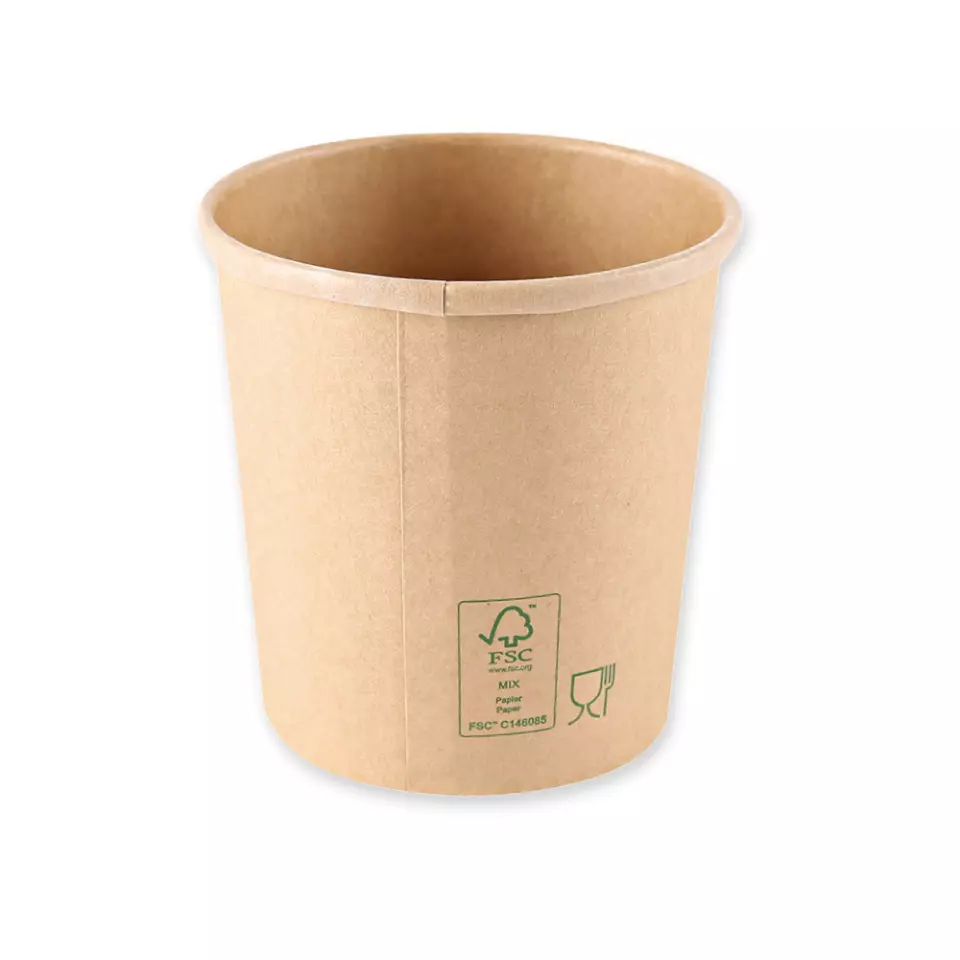 NATUREStar 417250, Minestrone Kraft Paper/PE Soup Cups, FSC®-mix, 500 ml, ø 97/96 mm, image 5, gallery thumbnail