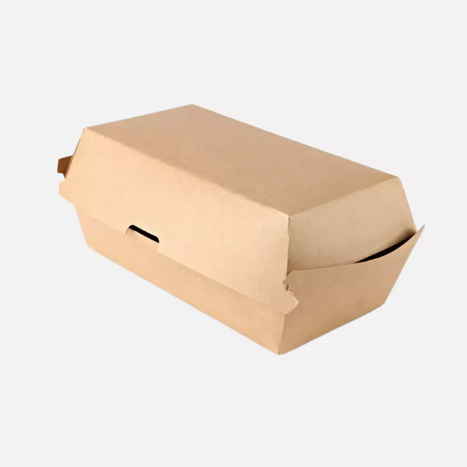 NATUREStar 416418, Club Sandwich Boxes, 177 x 91 x 85 mm, Kraft Paper/PLA, Organic, image 1, gallery thumbnail