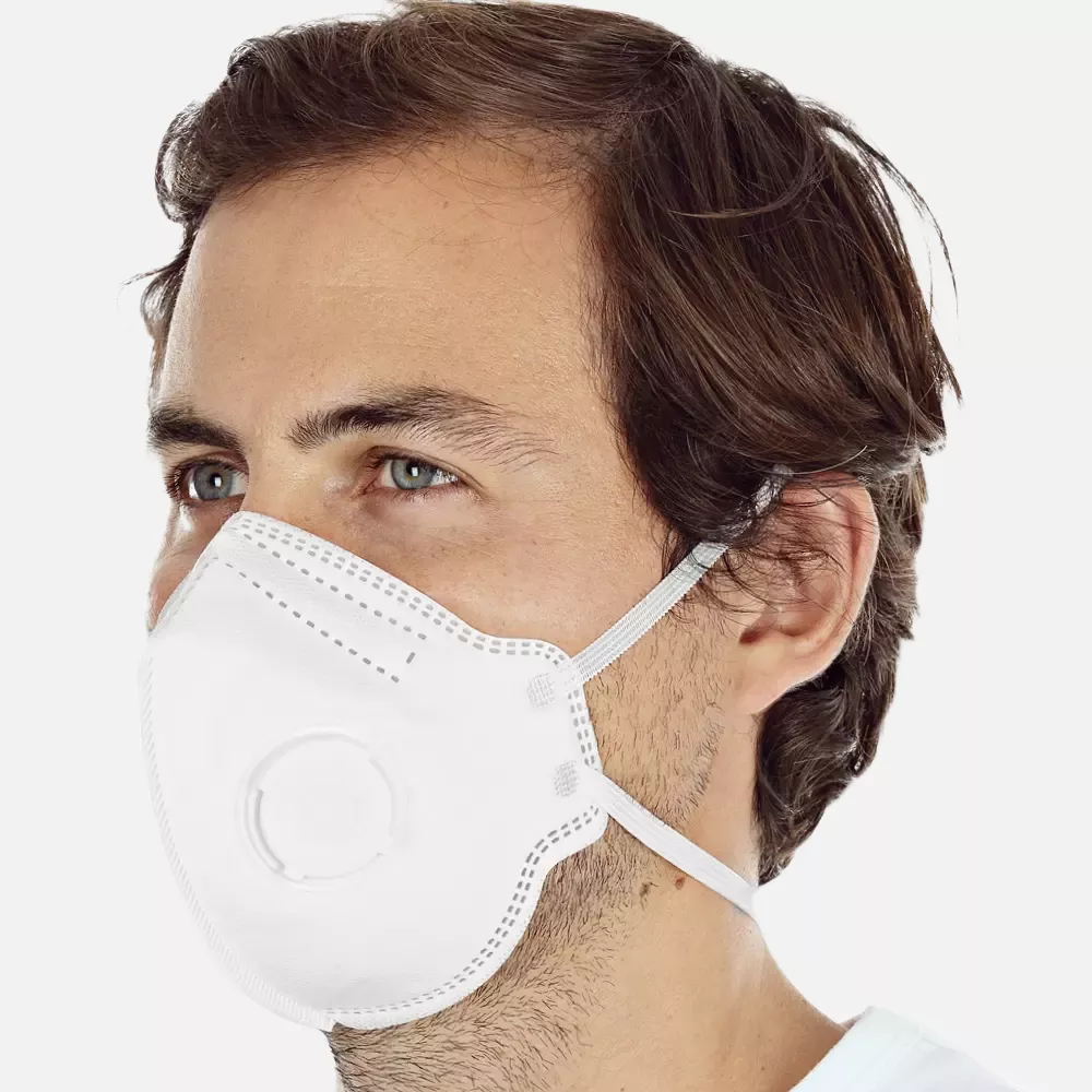 HygoStar 29330P, FFP2 NR Respirators, Vertically Foldable, With Valve, PP, Economy Pack, image 4