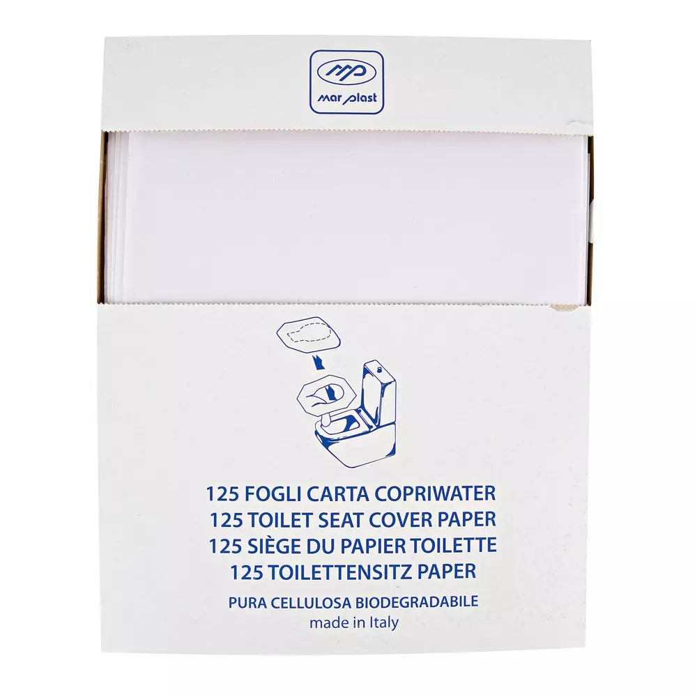 Franz Mensch 32289, Paper Toilet Seat Cover, White, image 3