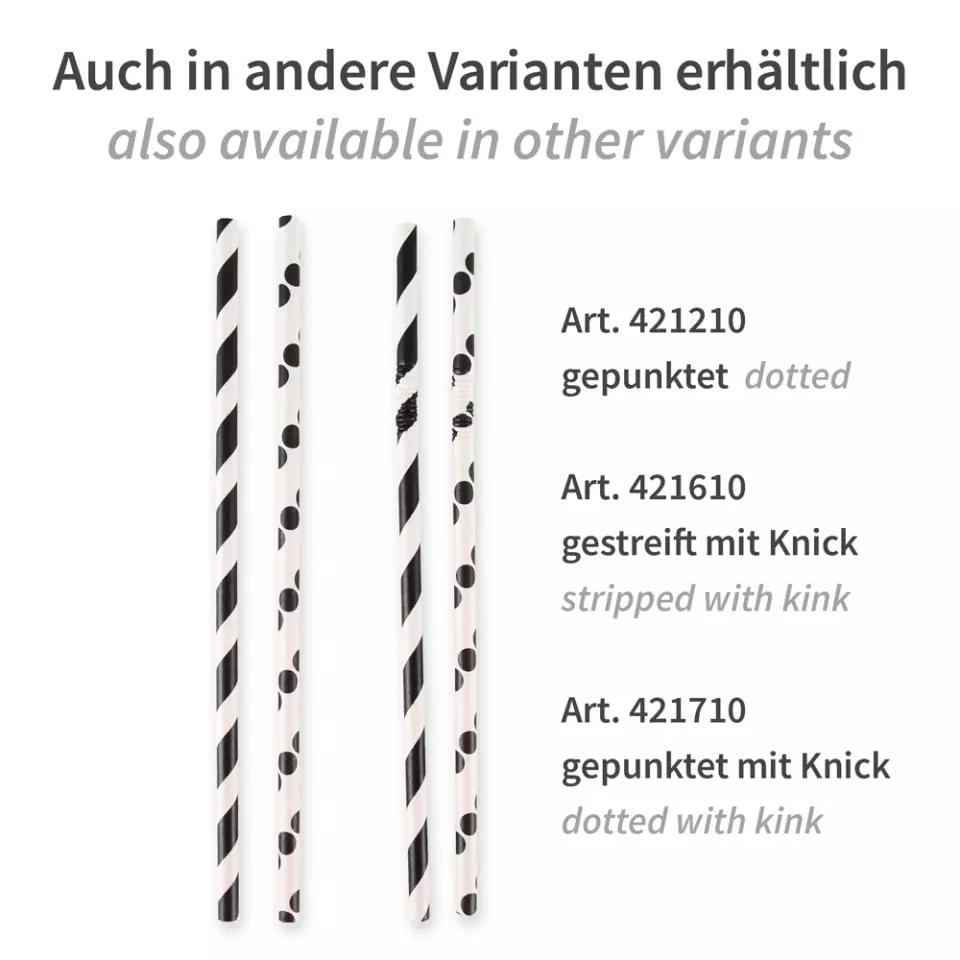 NATUREStar 421110, Classic Paper Straws, FSC®-mix Organic, image 4, gallery thumbnail