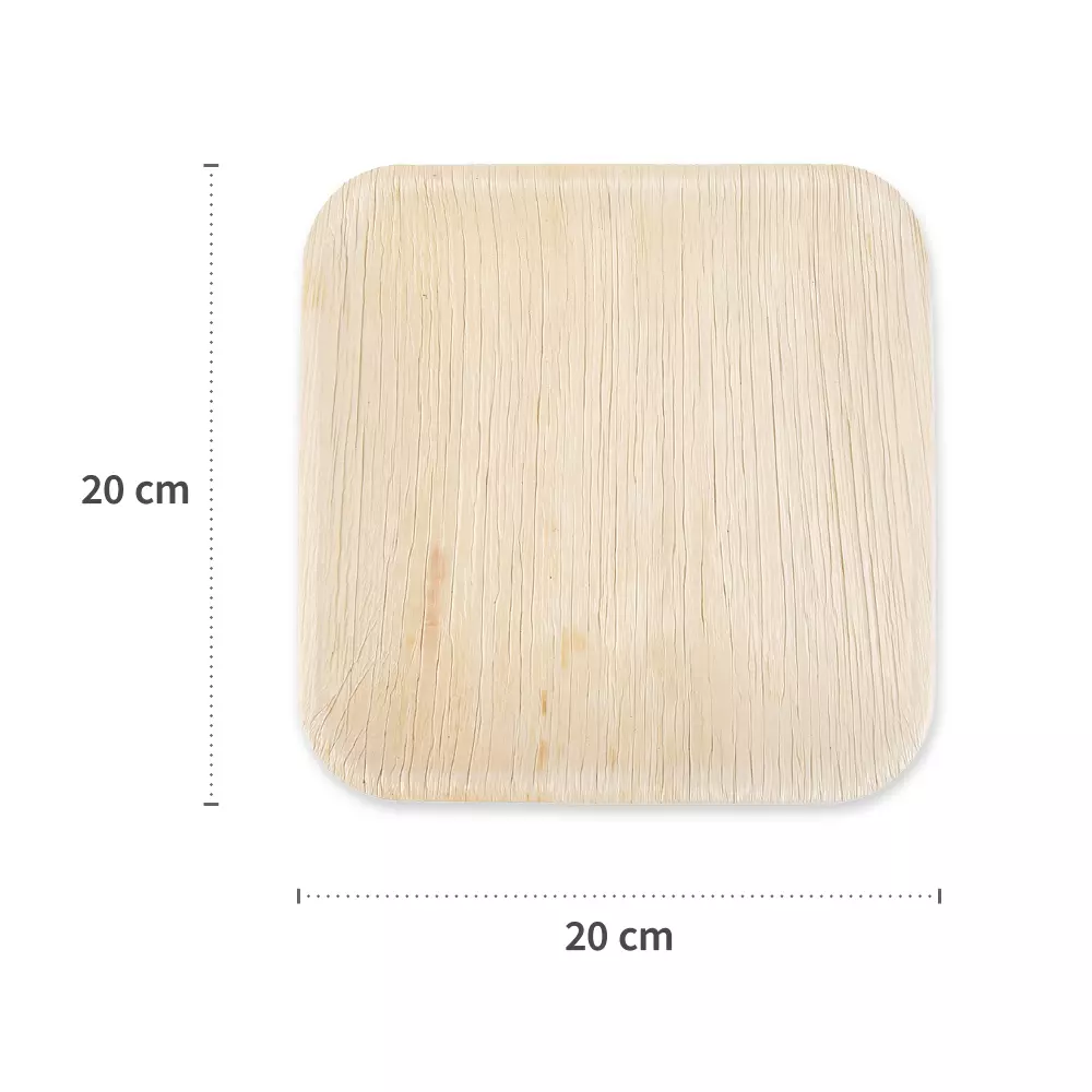 NATUREStar 410626, Bio-Palmblatt-Teller, Quadratisch, 200 x 200 mm, image 5