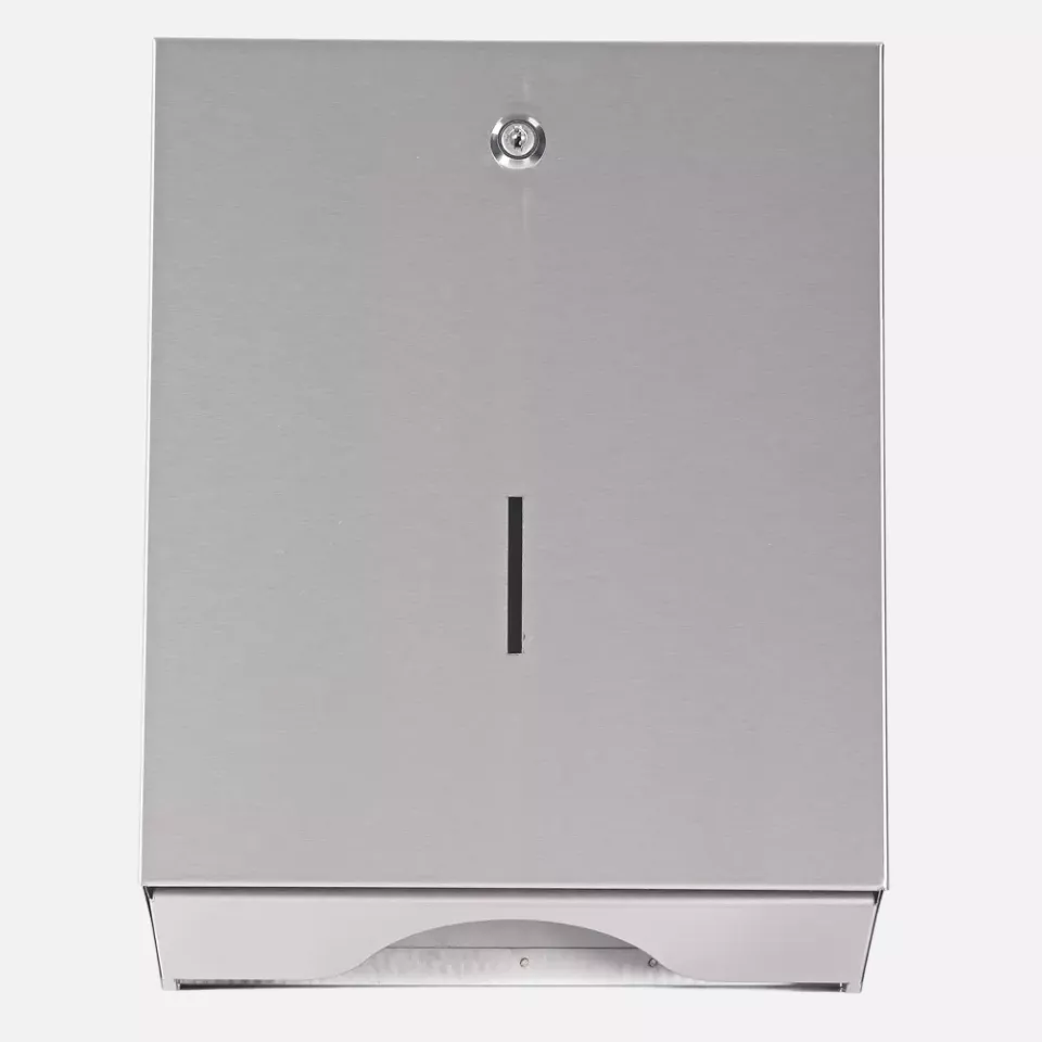 HygoStar 88965, Stainless Steel Hand Towel Dispenser, C-fold & V/ZZ-fold, image 3, gallery thumbnail