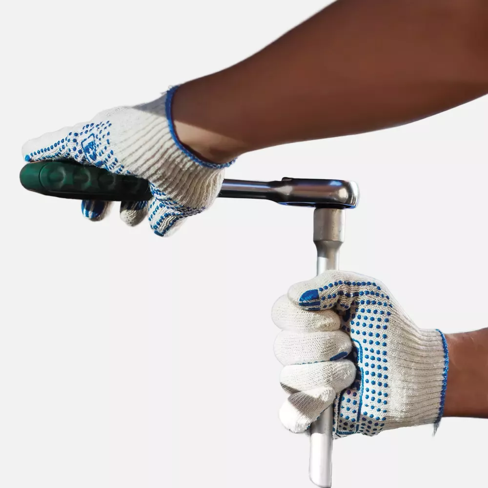 HygoStar 33842, Structa Coarse Knit Gloves, Nylon/Cotton, image 2